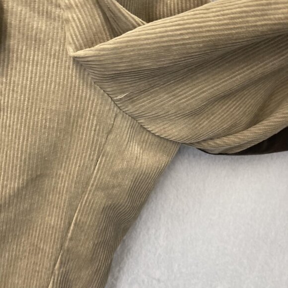 Vintage Tasso Elba Corduroy Safari Blazer Jacket RARE Mens Large L Elbow Patches - Picture 10 of 16